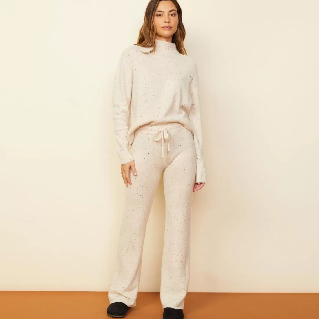 MONROW Sweats*Cashmere Neps Lounge Sweats CREAM