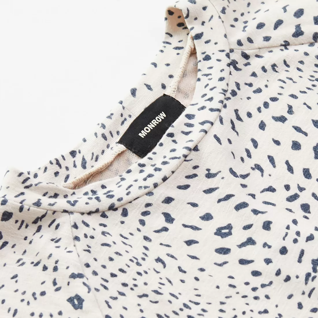 MONROW Kids*Kids Mini Cheetah Raglan Sweatshirt BONE