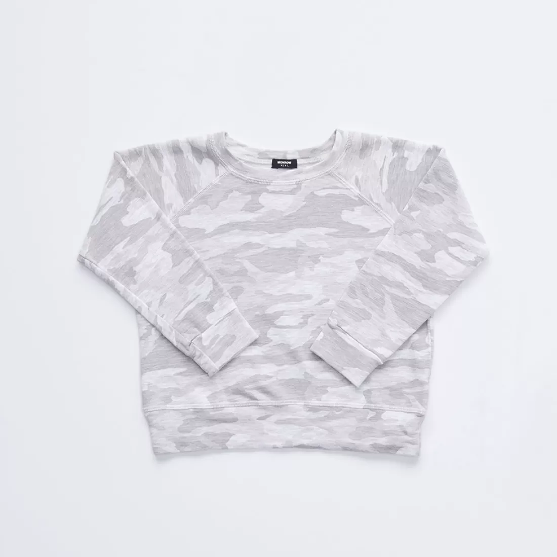 MONROW Kids*Kids Supersoft Camo Raglan WHITE