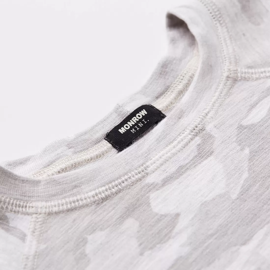 MONROW Kids*Kids Supersoft Camo Raglan WHITE