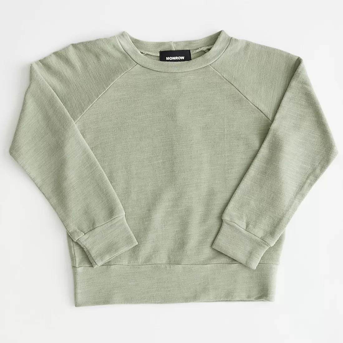 MONROW Kids*Kids Supersoft Raglan LIGHTOLIVE