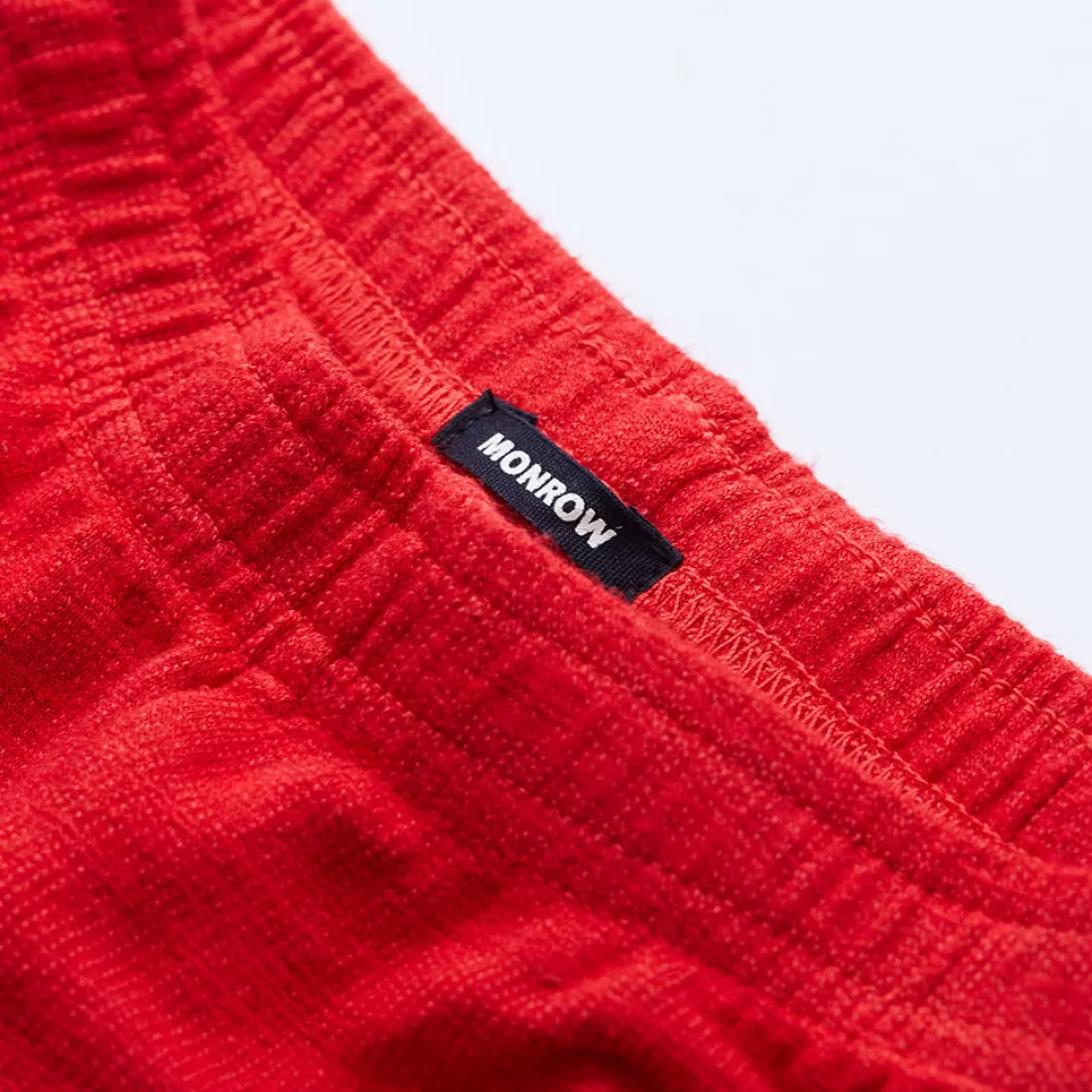 MONROW Kids*Kids Supersoft Rainbow Stripe Sweats BLOODRED