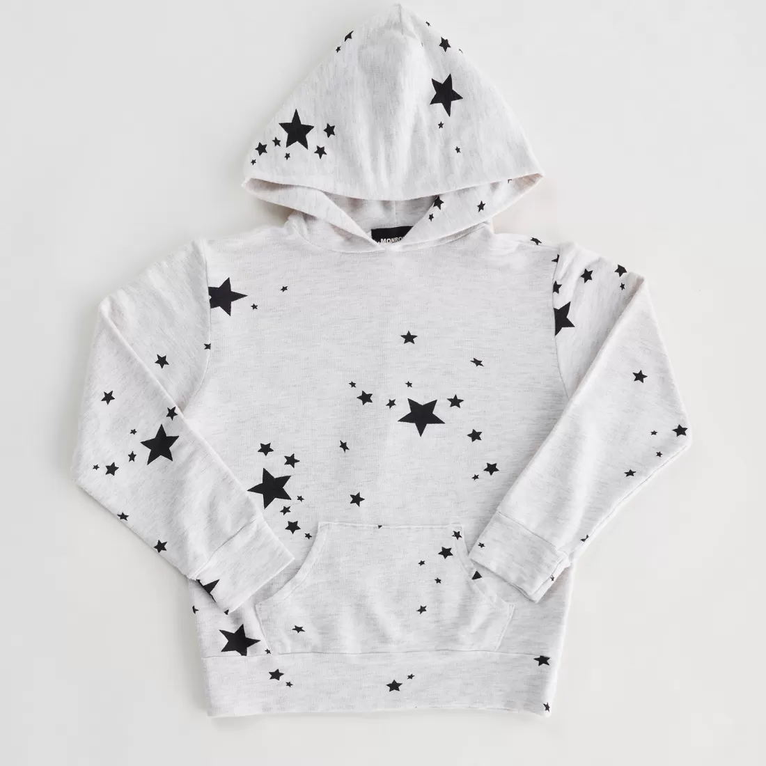 MONROW Kids*Kids Supersoft Stardust Pullover Hoody ASH