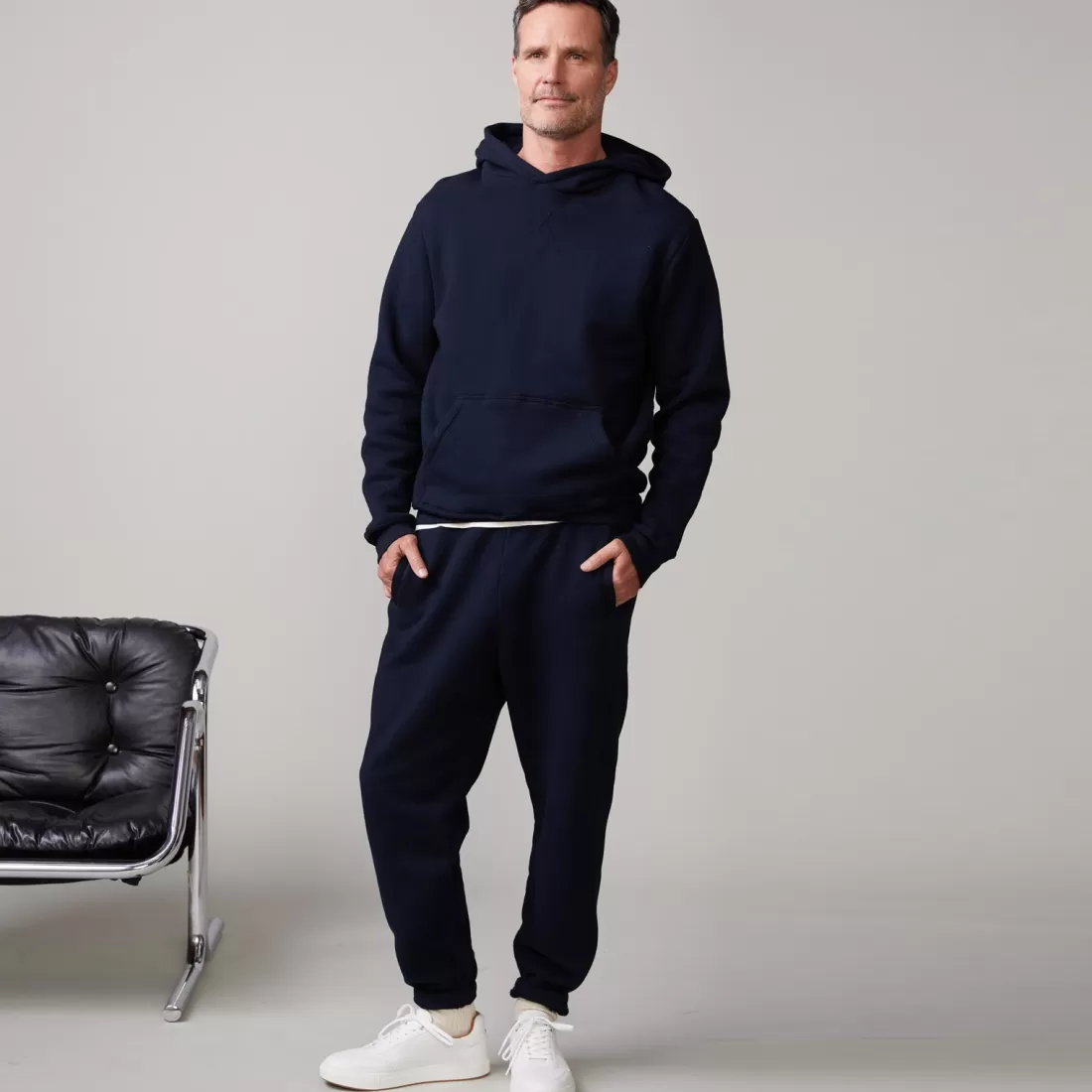 MONROW Mens Sale | Men's Sale*Oversized Hoody INDIGO