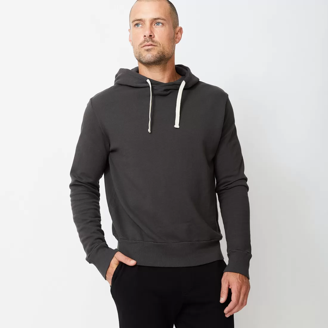 MONROW Mens Sale | Men's Sale*Pullover Hoody FADEDBLACK