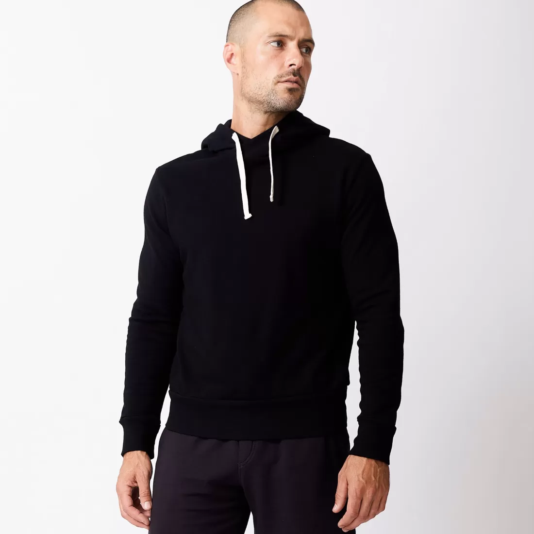 MONROW Mens Sale | Men's Sale*Pullover Hoody BLACK