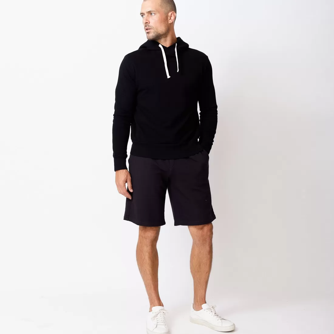 MONROW Mens Sale | Men's Sale*Pullover Hoody BLACK