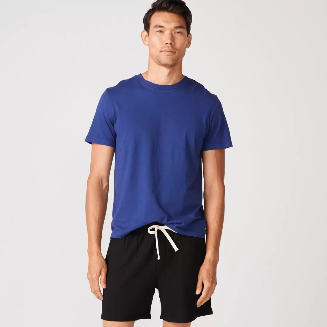MONROW Men's Tops | Mens Sale*Relaxed Crew NAVYBLUE