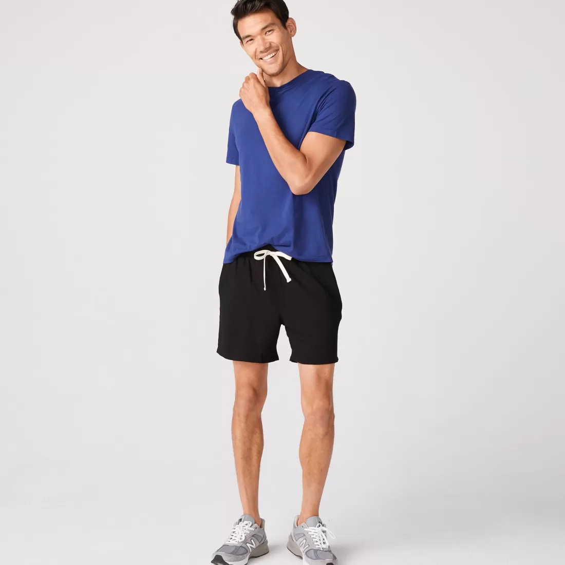 MONROW Men's Tops | Mens Sale*Relaxed Crew NAVYBLUE