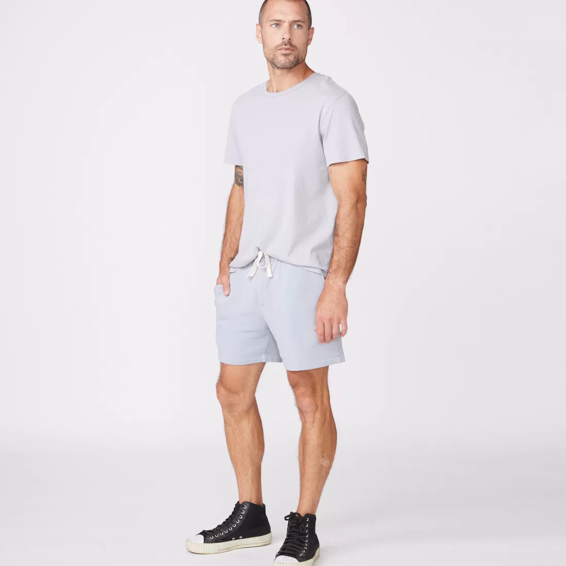 MONROW Men's Tops | Mens Sale*Relaxed Crew GOODGREY