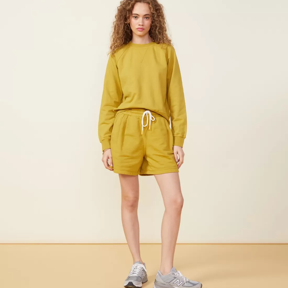 MONROW Sweatshirts*90's Classic Raglan GOLDENOLIVE