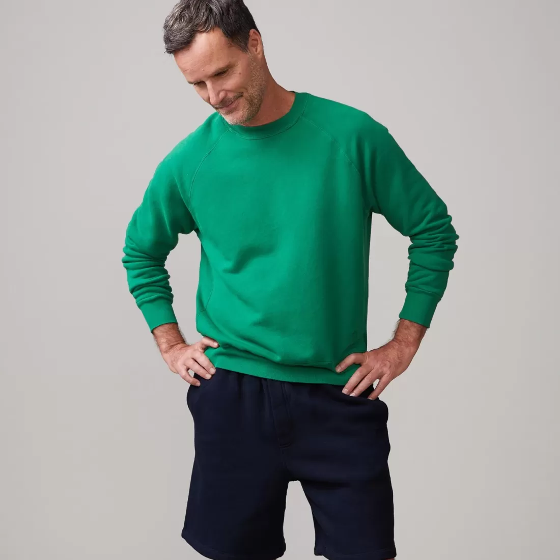 MONROW Mens Sale | Men's Sale*70's Raglan DUSTYKELLY