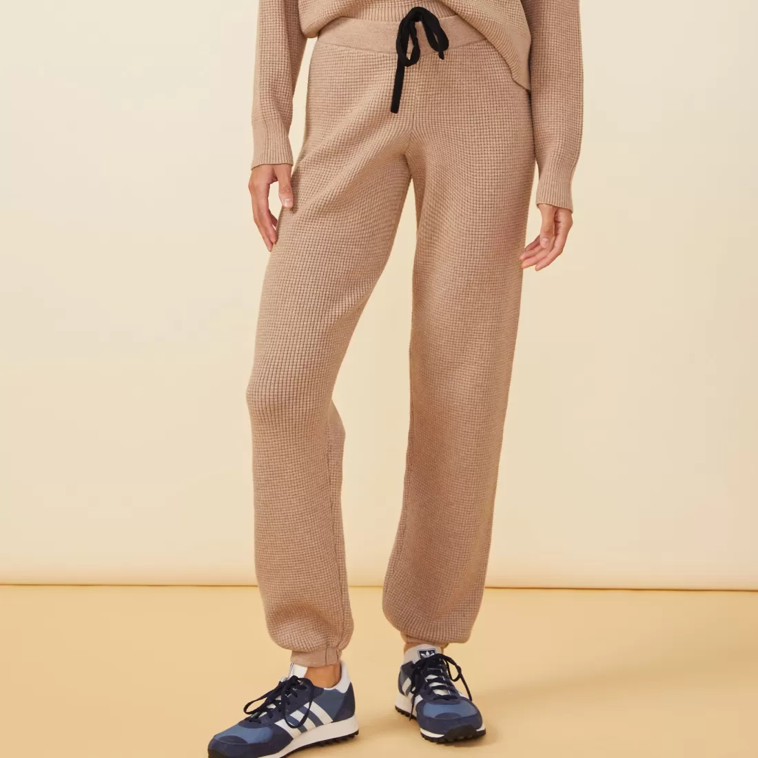 MONROW Soft Knit | Sweats*Soft Knit Waffle Oversized Sweats BARLEY