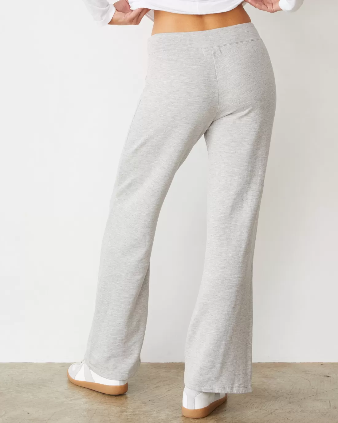 MONROW Softfleece | Sweats*Softfleece Straight Leg Vintage Sweat HEATHERGREY