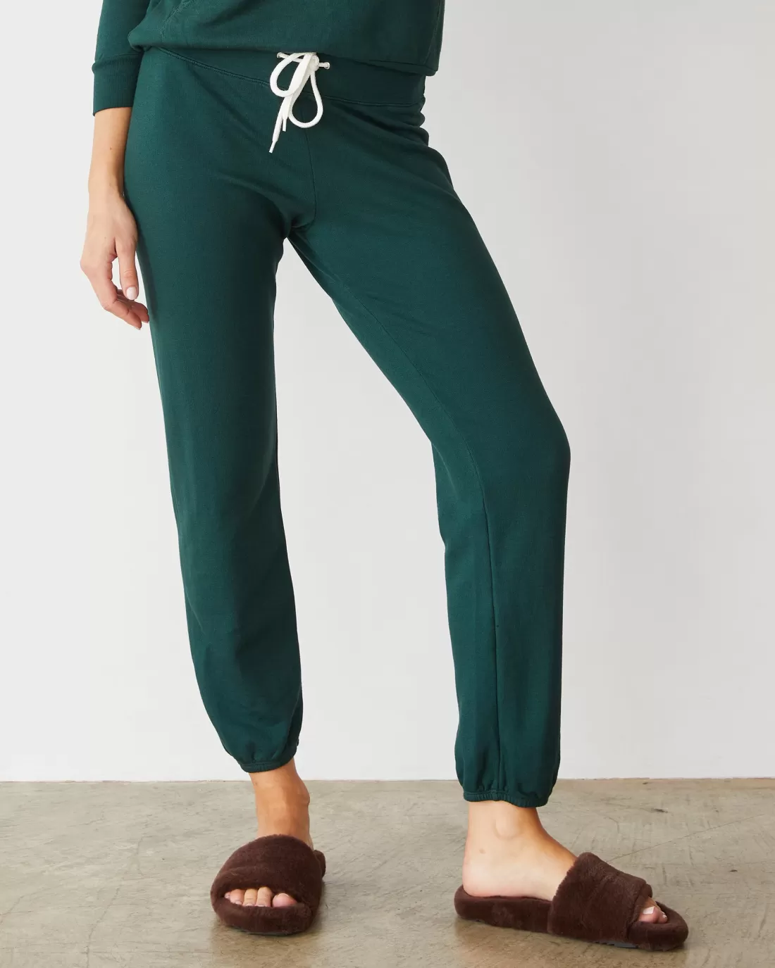 MONROW Softfleece | Sweats*Softfleece Vintage Sweat EVERGREEN
