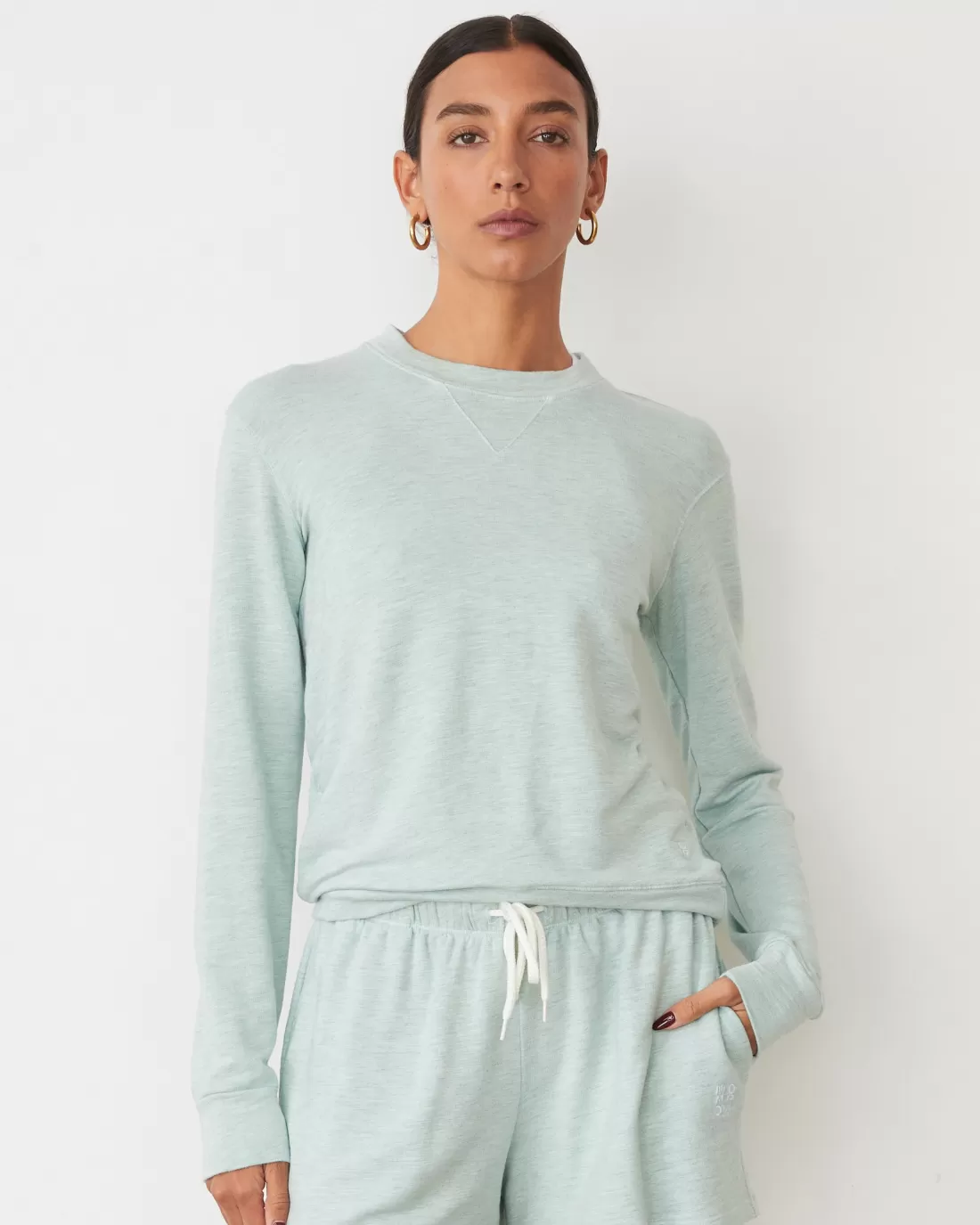 MONROW Supersoft | Sets*Supersoft Crew Neck Sweatshirt SEAFOAM