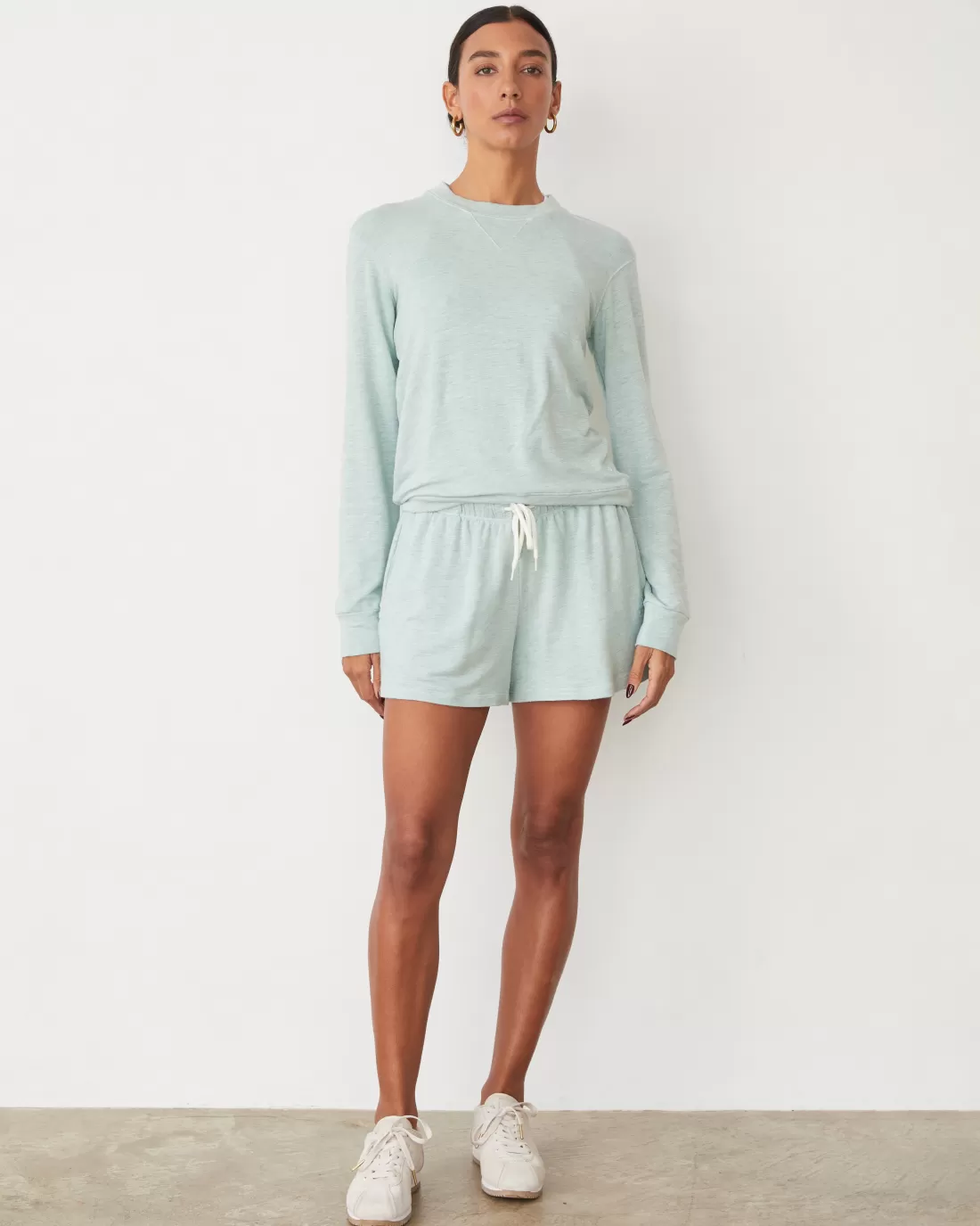 MONROW Supersoft | Sets*Supersoft Crew Neck Sweatshirt SEAFOAM