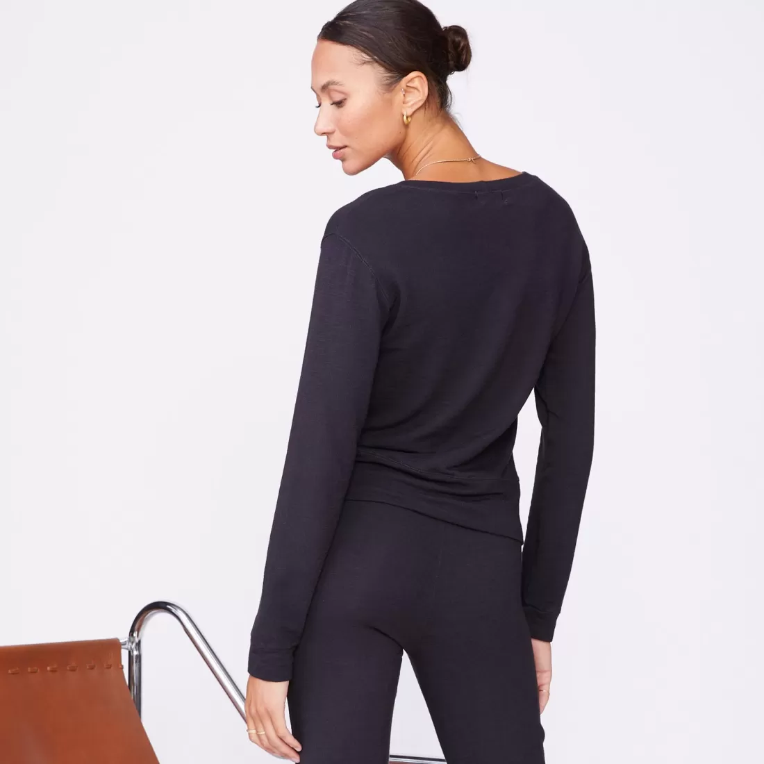 MONROW Supersoft | Sweatshirts*Supersoft Crew Neck Sweatshirt -Faded Black Color FADEDBLACK