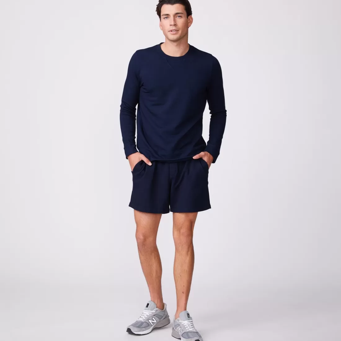 MONROW Mens Sale | Men's Sale*Supersoft Fleece Crew Neck Sweatshirt INCA