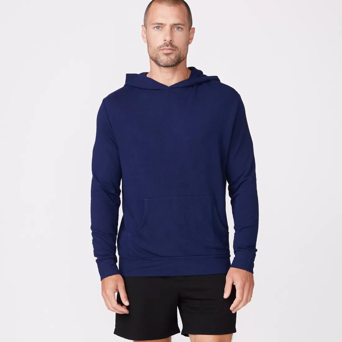 MONROW Mens Sale | Men's Sale*Supersoft Pullover Hoody NAVY