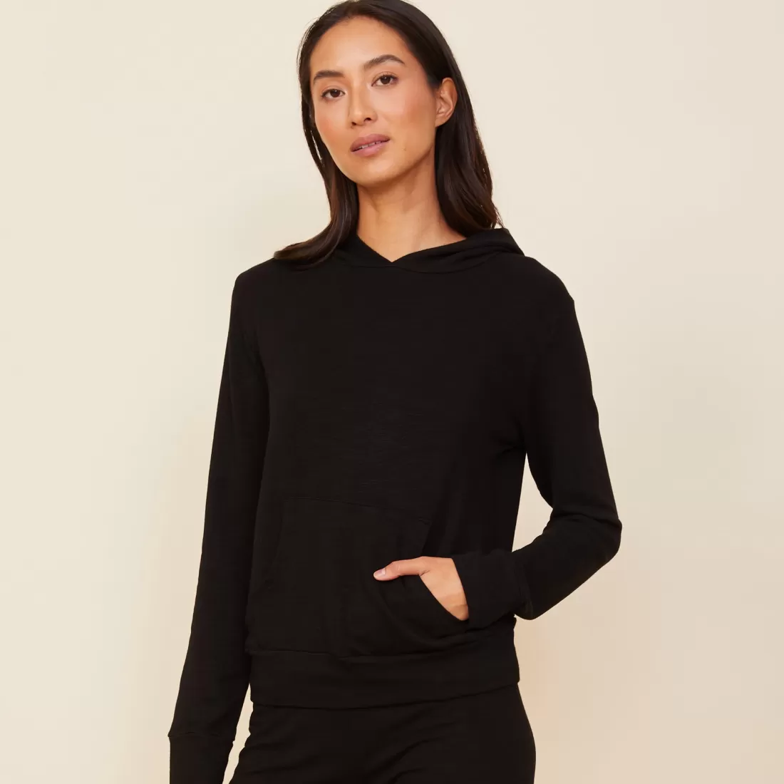 MONROW Supersoft | Sets*Supersoft Pullover Hoody BLACK