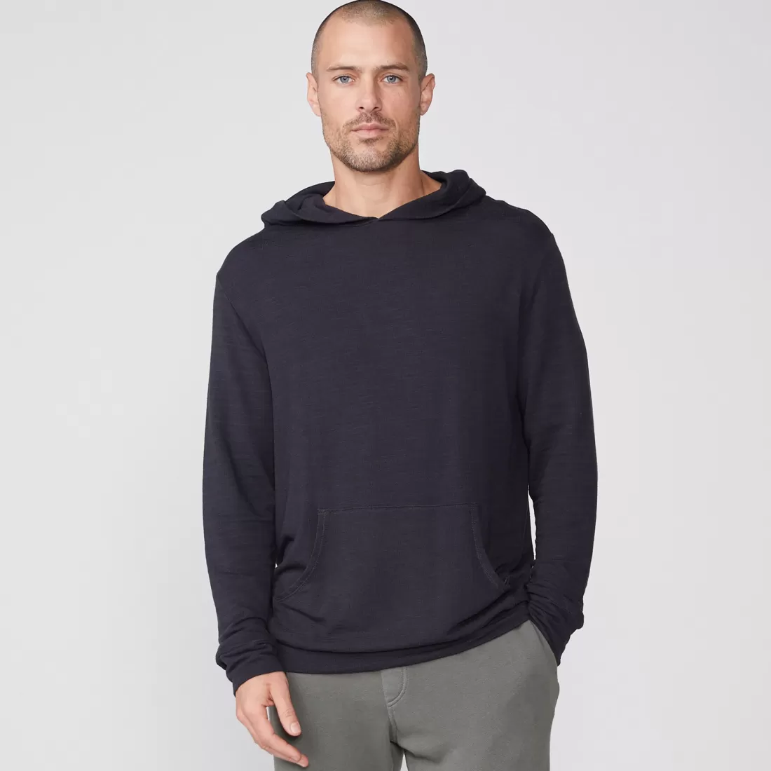 MONROW Mens Sale | Men's Sale*Supersoft Pullover Hoody FADEDBLACK