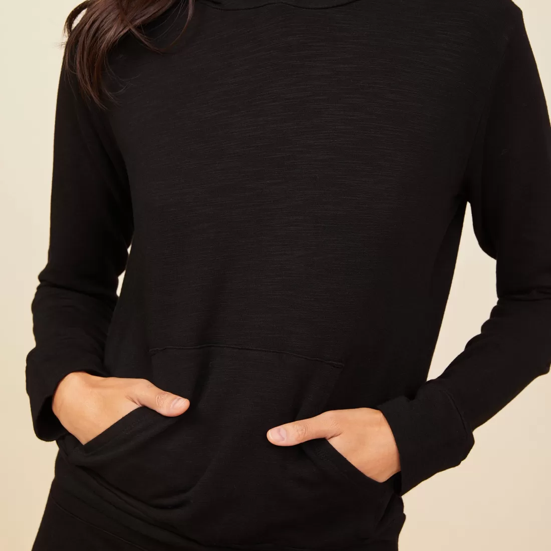 MONROW Supersoft | Sets*Supersoft Pullover Hoody BLACK