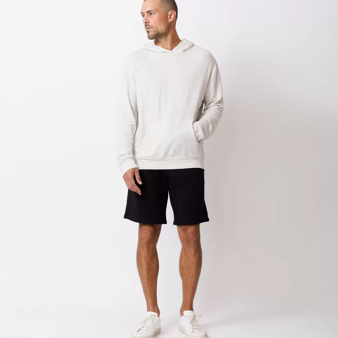 MONROW Mens Sale | Men's Sale*Supersoft Pullover Hoody ASH