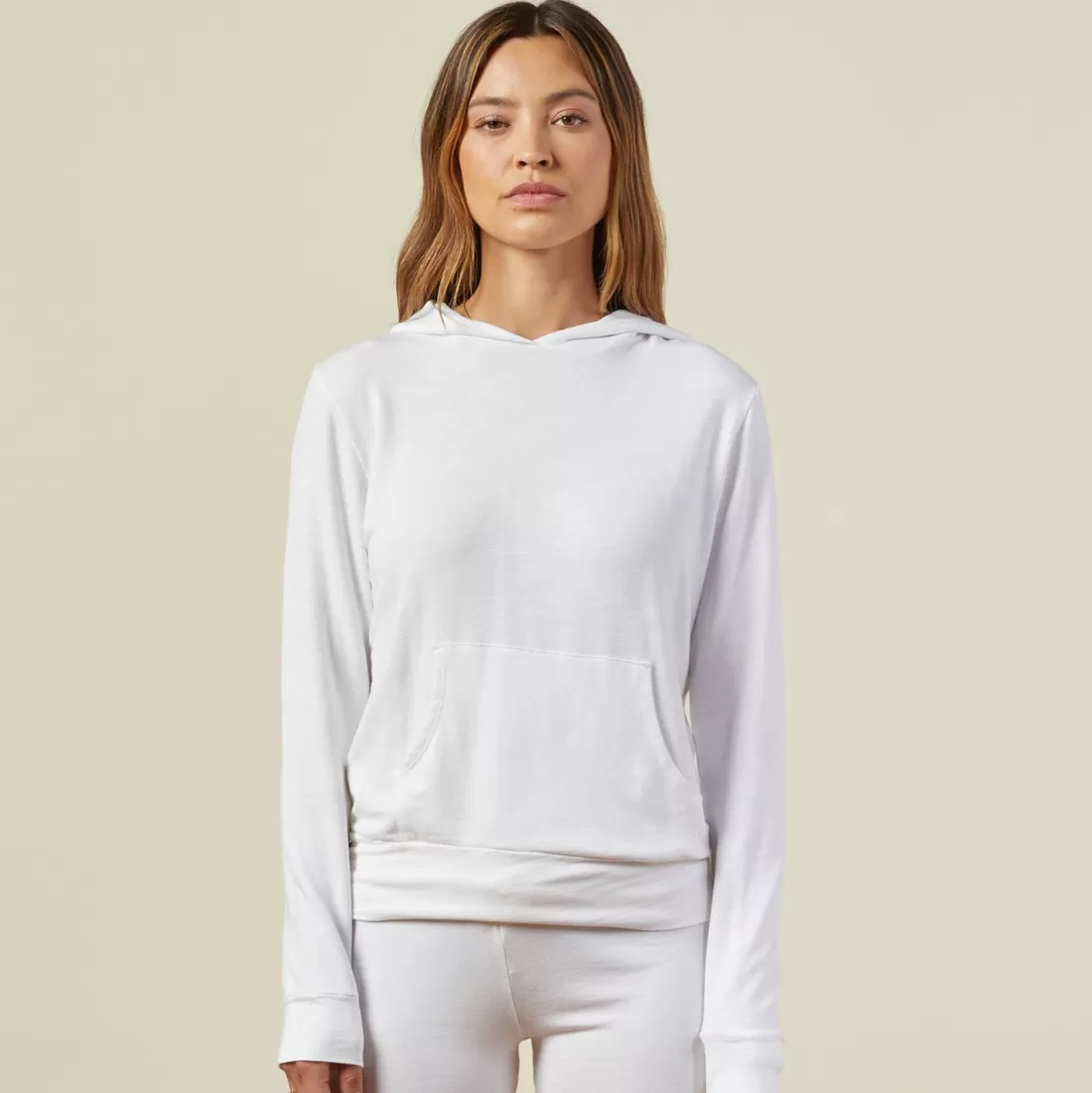 MONROW Supersoft | Sets*Supersoft Pullover Hoody WHITE