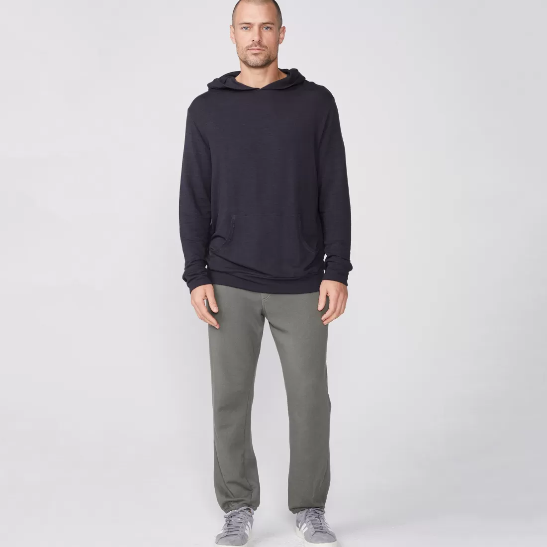 MONROW Mens Sale | Men's Sale*Supersoft Pullover Hoody FADEDBLACK