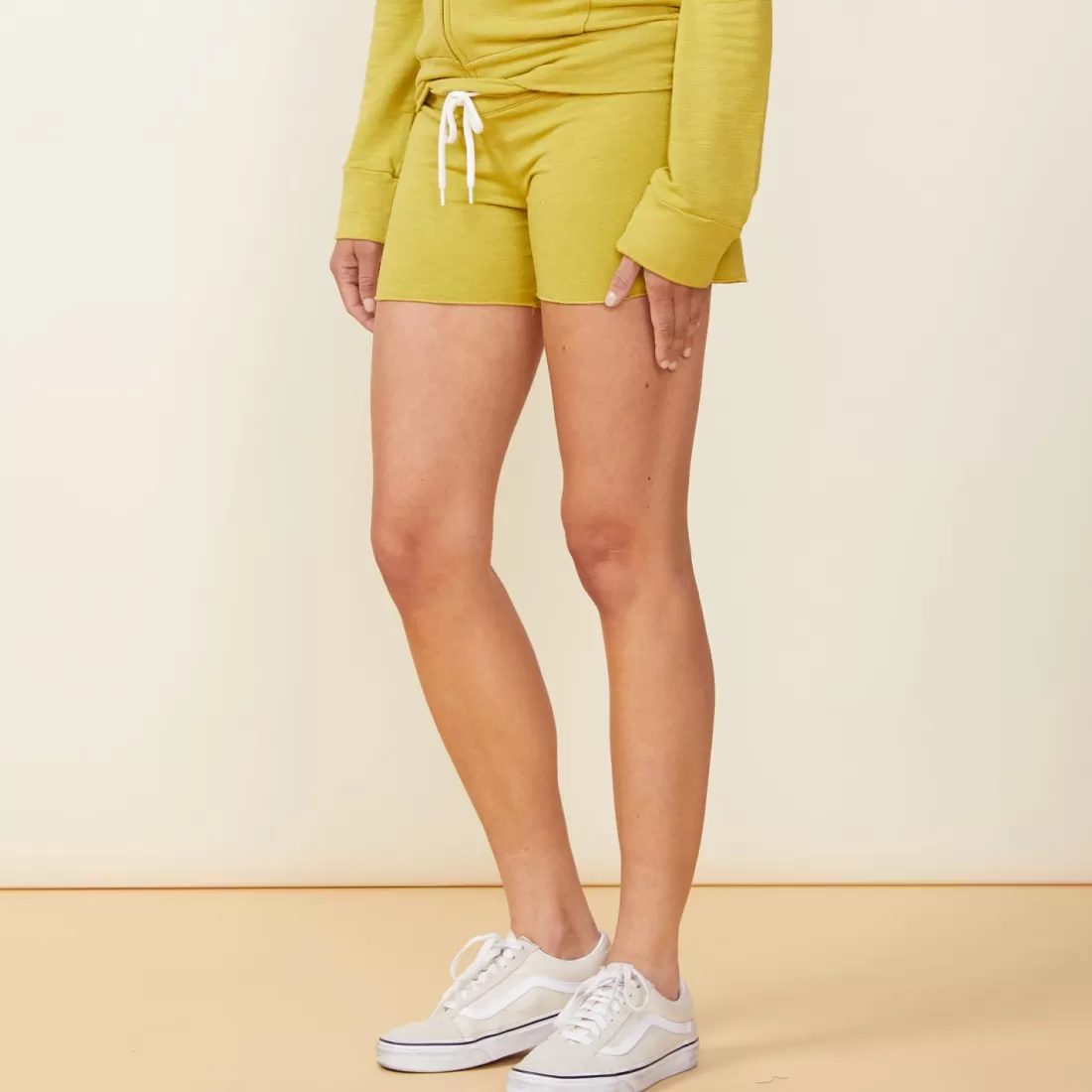 MONROW Supersoft*Supersoft Vintage Shorts AVOCADO
