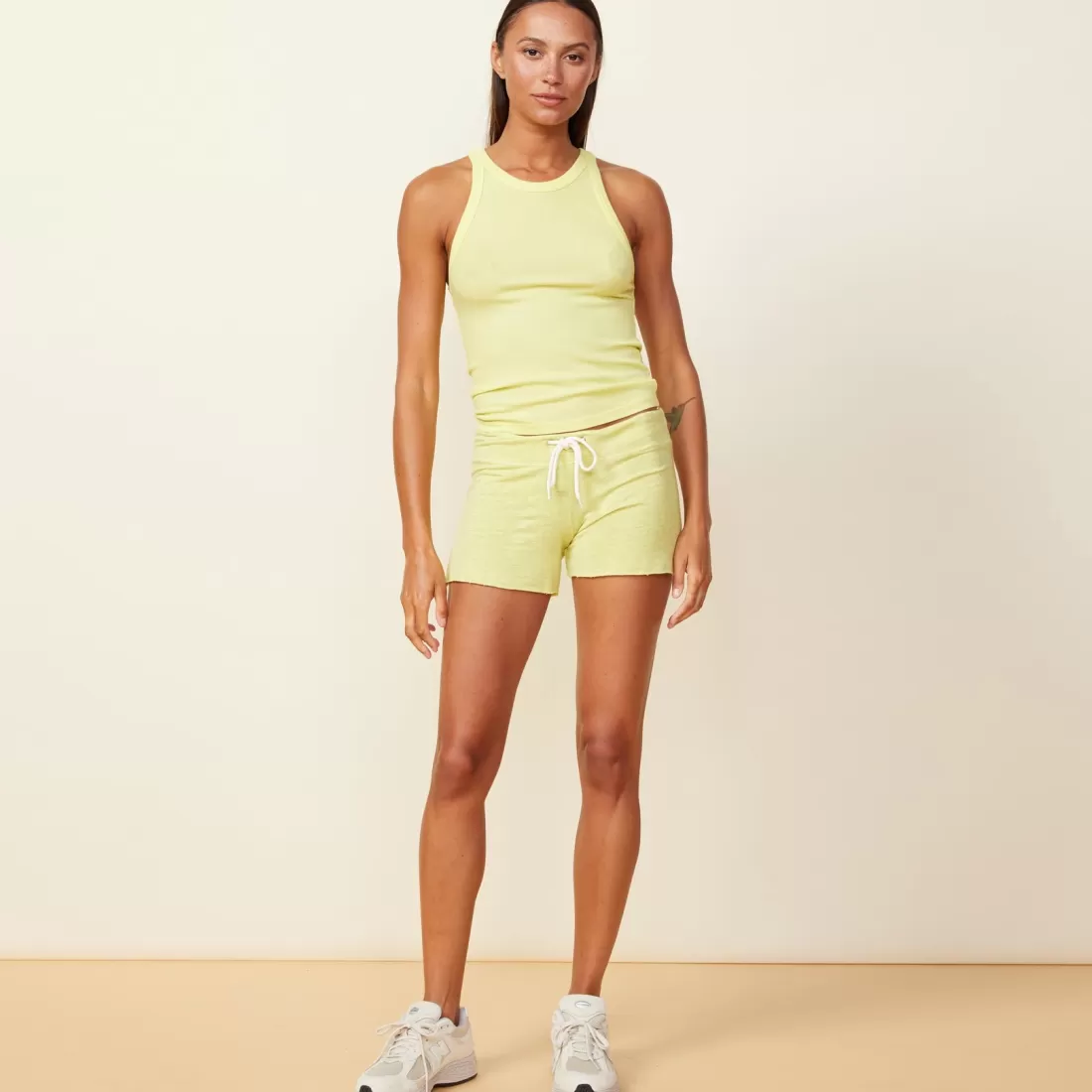MONROW Supersoft*Supersoft Vintage Shorts CITRON