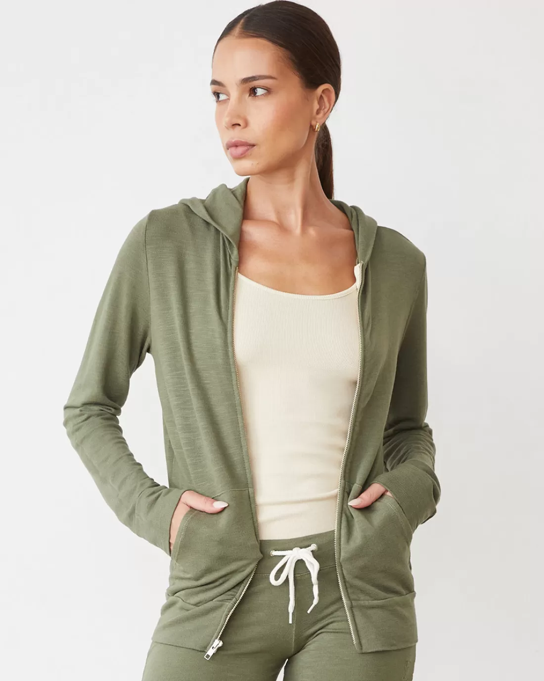 MONROW Supersoft | Zip-Up Hoodies*Supersoft Zip Up Hoody ARMY