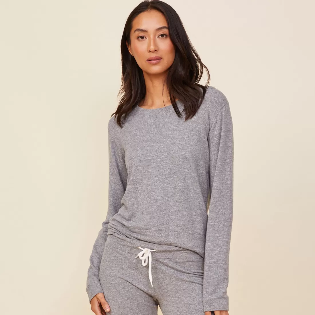 MONROW Supersoft | Sets*Supersoft Zip Up Dark Heather Hoody DARKHEATHER