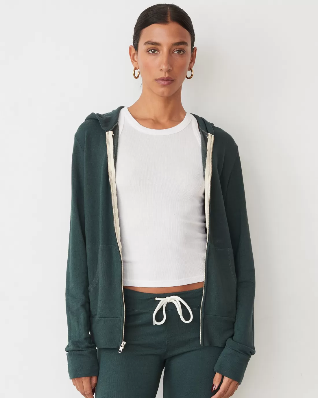 MONROW Supersoft | Sets*Supersoft Zip Up Hoody SEAMOSS