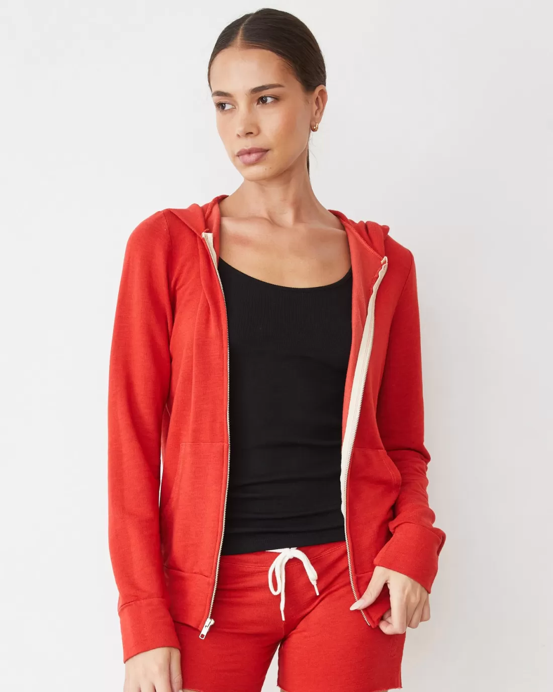 MONROW Supersoft | Sets*Supersoft Zip Up Hoody FLARERED